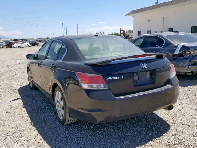 1HGCP26899A101211 - 2009 HONDA ACCORD EXL BLACK photo 3