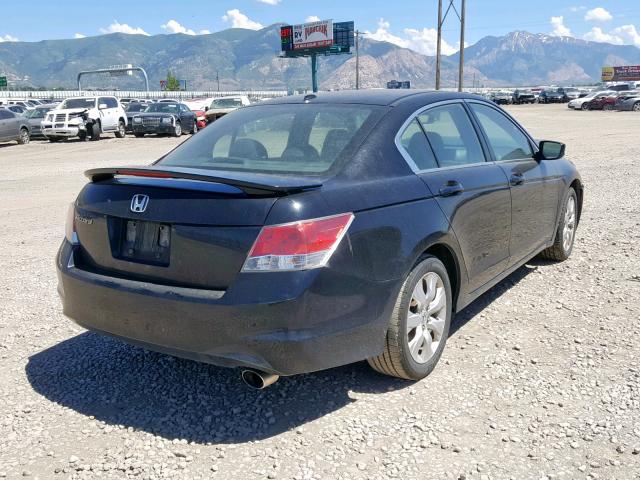 1HGCP26899A101211 - 2009 HONDA ACCORD EXL BLACK photo 4