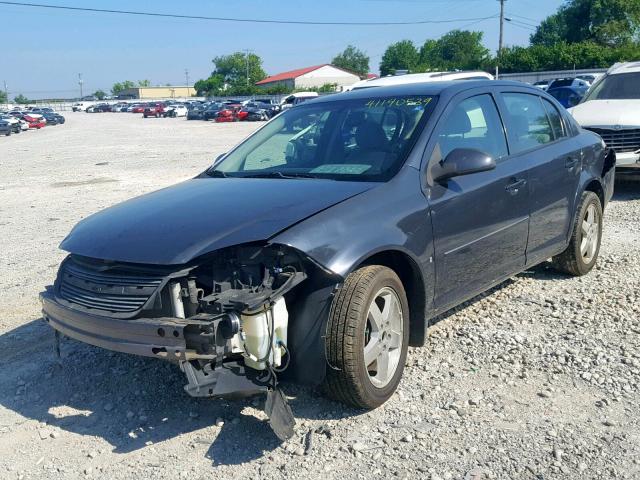 1G1AL58F787253345 - 2008 CHEVROLET COBALT LT CHARCOAL photo 2