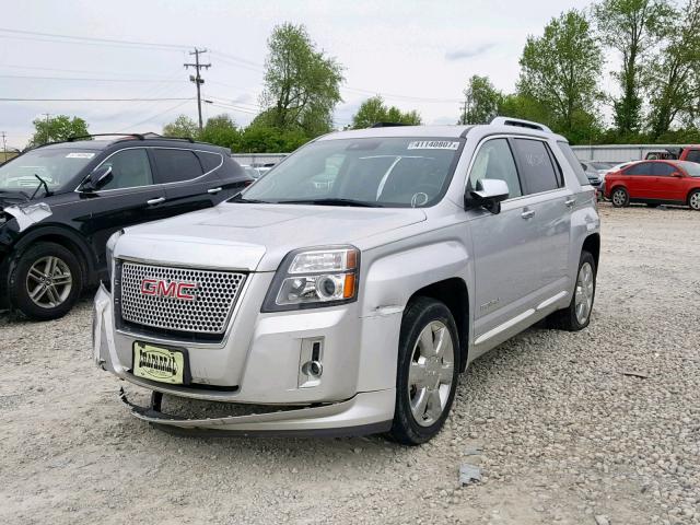 2GKFLZE36E6182721 - 2014 GMC TERRAIN DE SILVER photo 2