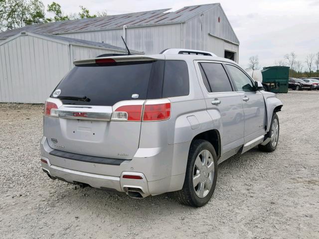 2GKFLZE36E6182721 - 2014 GMC TERRAIN DE SILVER photo 4