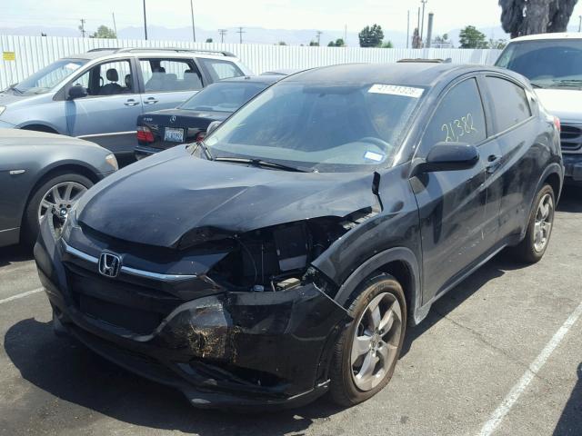 3CZRU5H38GM726097 - 2016 HONDA HR-V LX BLACK photo 2