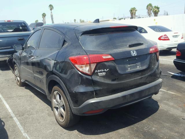 3CZRU5H38GM726097 - 2016 HONDA HR-V LX BLACK photo 3