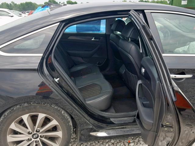 5NPE34AF7HH518158 - 2017 HYUNDAI SONATA SPO BLACK photo 6