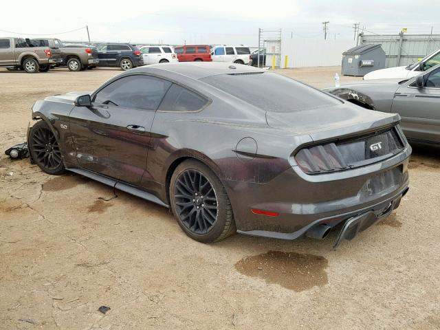 1FA6P8CF9G5284087 - 2016 FORD MUSTANG GT CHARCOAL photo 3