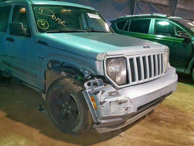 1C4PJMAK4CW133011 - 2012 JEEP LIBERTY SP BLUE photo 9