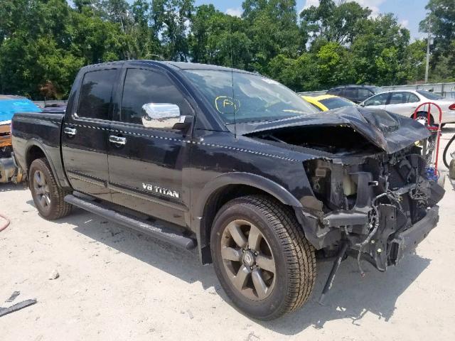 1N6BA0ED1FN509458 - 2015 NISSAN TITAN S GRAY photo 1