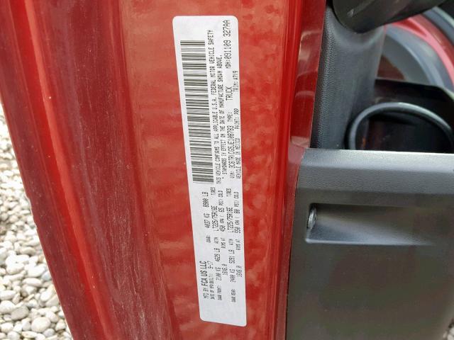 3C6TRVDG5JE108783 - 2018 RAM PROMASTER 栗色 照片 10