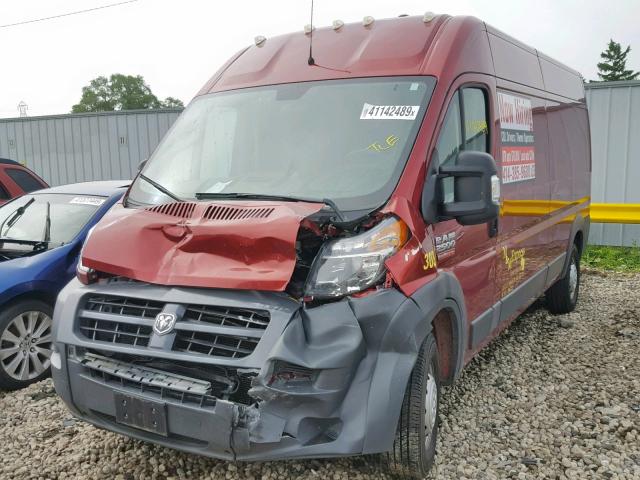 3C6TRVDG5JE108783 - 2018 RAM PROMASTER 栗色 照片 2