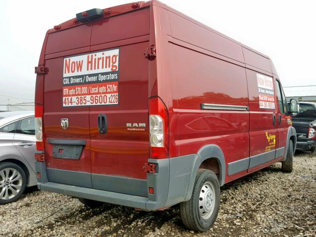 3C6TRVDG5JE108783 - 2018 RAM PROMASTER 栗色 照片 4