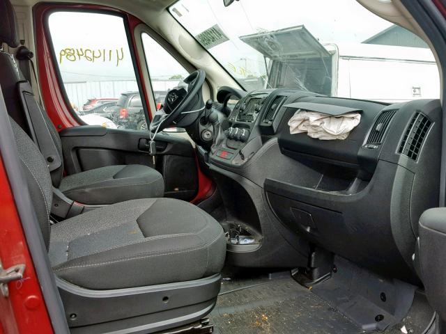 3C6TRVDG5JE108783 - 2018 RAM PROMASTER 栗色 照片 5