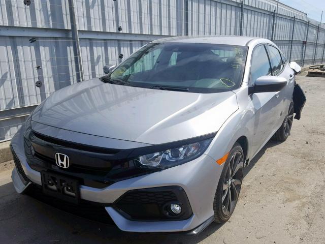 SHHFK7H46KU409286 - 2019 HONDA CIVIC SPOR SILVER photo 2