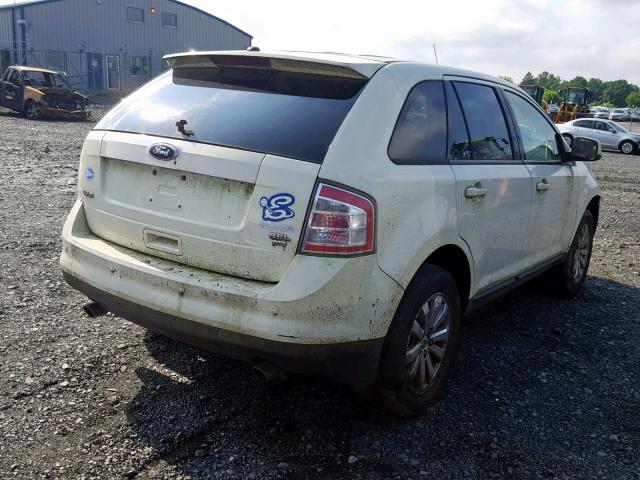 2FMDK48C18BA74955 - 2008 FORD EDGE SEL CREAM photo 4