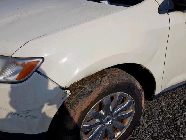 2FMDK48C18BA74955 - 2008 FORD EDGE SEL CREAM photo 9