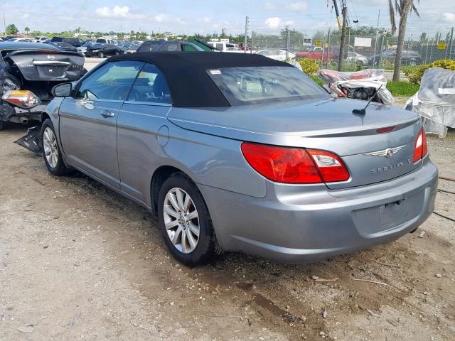 1C3BC4EB3AN197398 - 2010 CHRYSLER SEBRING LX GRAY photo 3