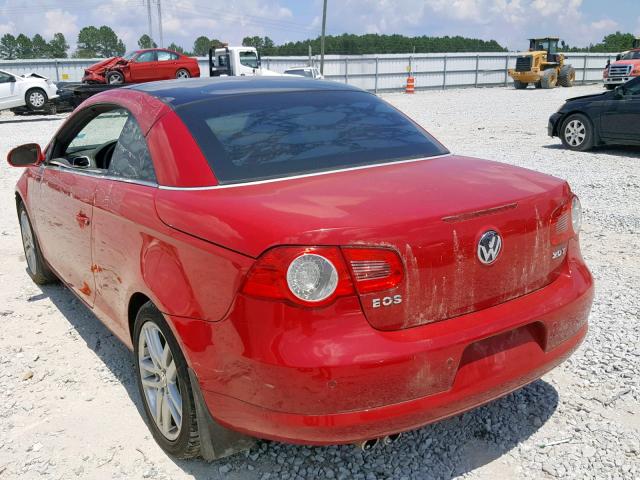 WVWFA71F48V006997 - 2008 VOLKSWAGEN EOS LUX 红色 照片 3
