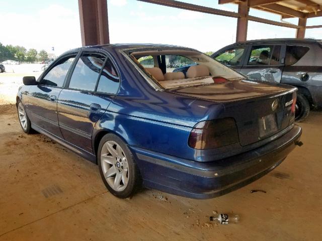 WBADN6331XGM61766 - 1999 BMW 540 I AUTO BLUE photo 3