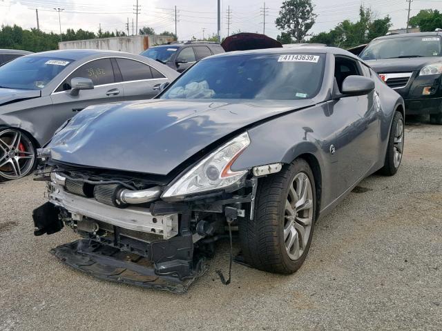 JN1AZ4EH2DM880068 - 2013 NISSAN 370Z BASE GRAY photo 2