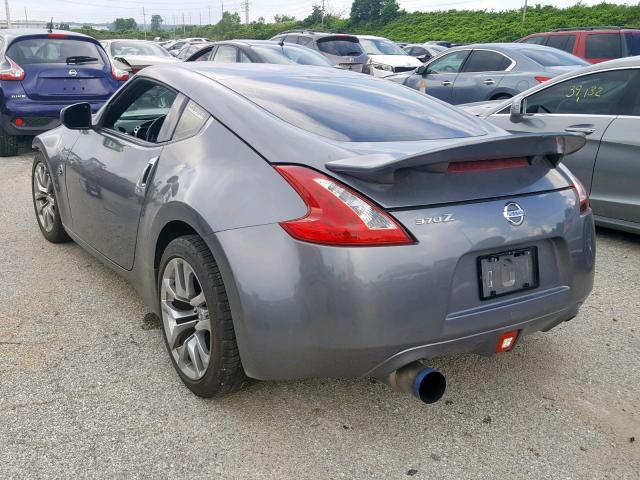 JN1AZ4EH2DM880068 - 2013 NISSAN 370Z BASE GRAY photo 3