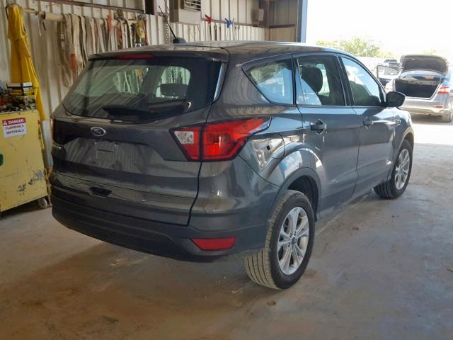 1FMCU0F71KUA62844 - 2019 FORD ESCAPE S GRAY photo 4