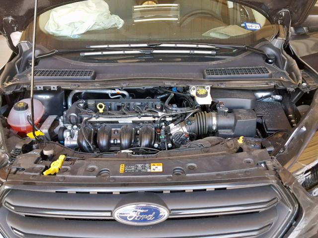 1FMCU0F71KUA62844 - 2019 FORD ESCAPE S GRAY photo 7