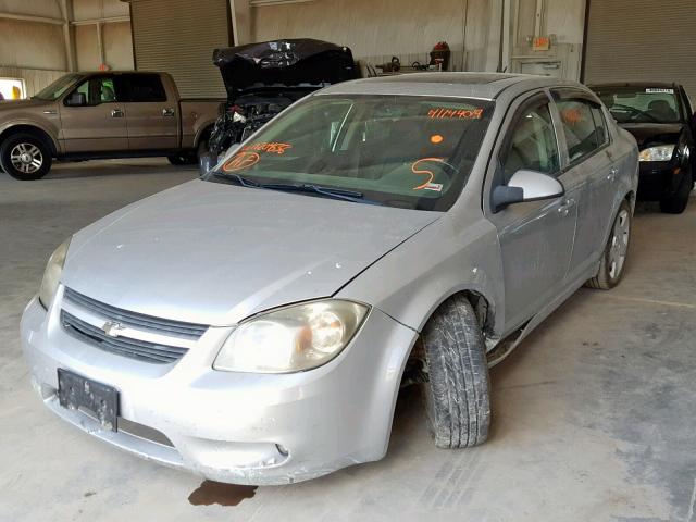 1G1AF5F57A7204556 - 2010 CHEVROLET COBALT 2LT SILVER photo 2