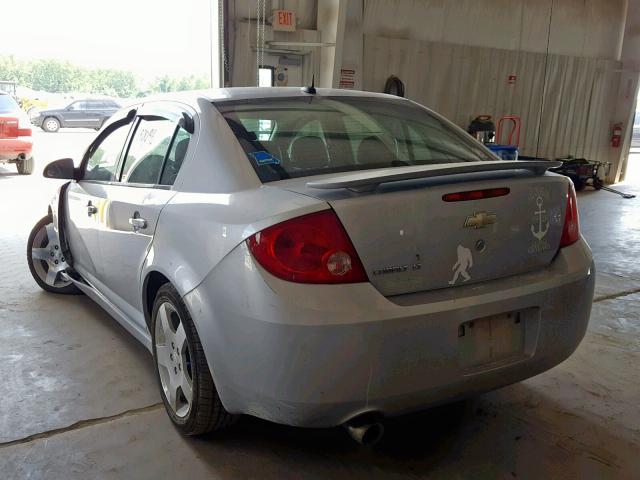 1G1AF5F57A7204556 - 2010 CHEVROLET COBALT 2LT SILVER photo 3