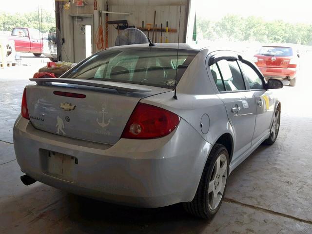 1G1AF5F57A7204556 - 2010 CHEVROLET COBALT 2LT SILVER photo 4