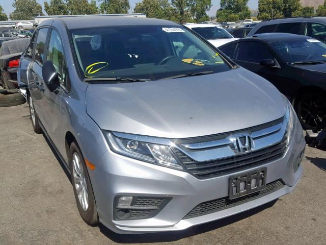 5FNRL6H27KB037235 - 2019 HONDA ODYSSEY LX GRAY photo 1