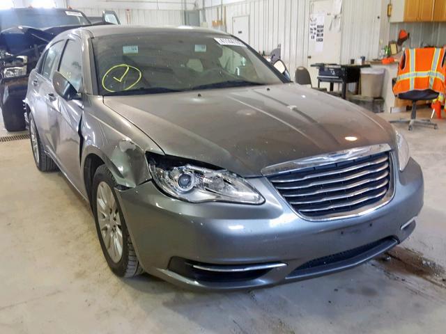 1C3CCBAB2DN640241 - 2013 CHRYSLER 200 LX GRAY photo 1