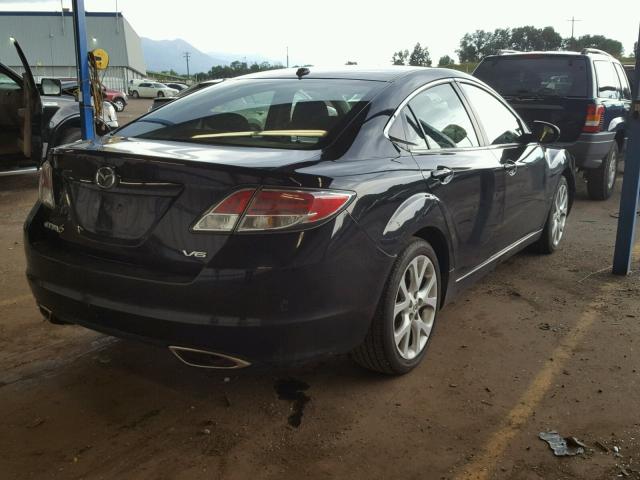 1YVHP82B595M02568 - 2009 MAZDA 6 S BLACK photo 4