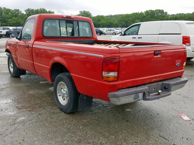 1FTCR10A4VUB64661 - 1997 FORD RANGER RED photo 3