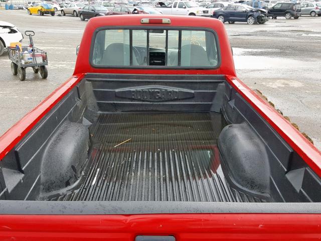 1FTCR10A4VUB64661 - 1997 FORD RANGER RED photo 6