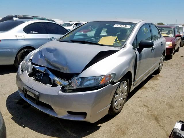 2HGFA1F34BH542748 - 2011 HONDA CIVIC VP SILVER photo 2