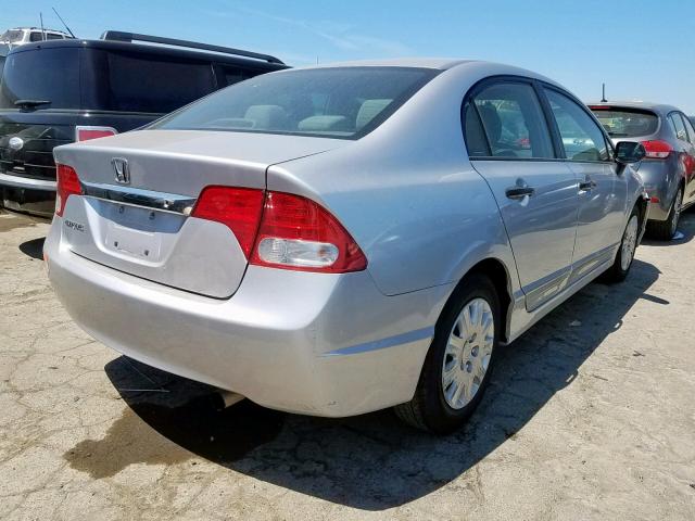 2HGFA1F34BH542748 - 2011 HONDA CIVIC VP SILVER photo 4