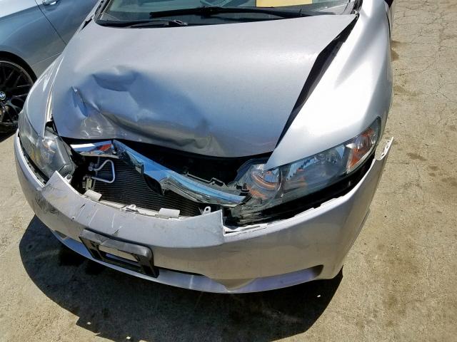 2HGFA1F34BH542748 - 2011 HONDA CIVIC VP SILVER photo 7