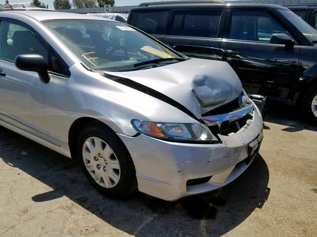 2HGFA1F34BH542748 - 2011 HONDA CIVIC VP SILVER photo 9