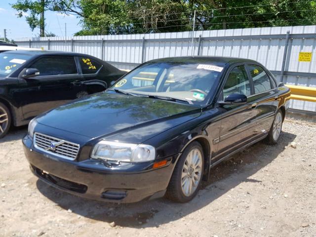 YV1TS92D441343593 - 2004 VOLVO S80 BLACK photo 2