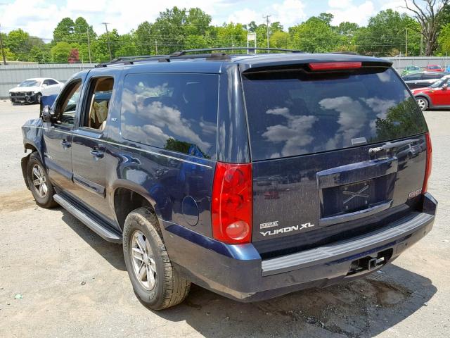 1GKFC16017J245509 - 2007 GMC YUKON XL C BLUE photo 3