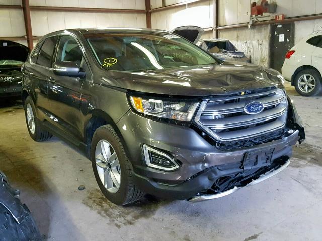 2FMPK4J8XGBC05091 - 2016 FORD EDGE SEL GRAY photo 1