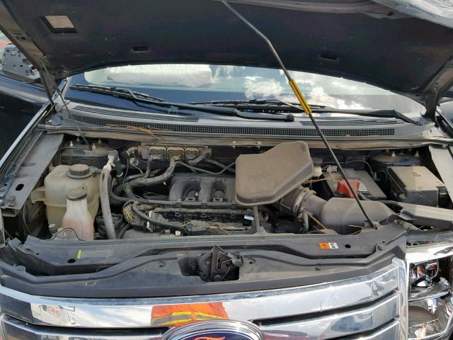 2FMDK3JC3ABA48206 - 2010 FORD EDGE SEL GRAY photo 7