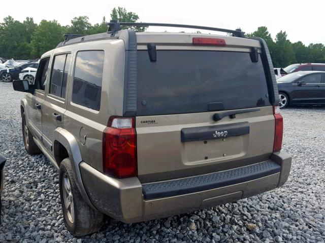 1J8HH48K56C168838 - 2006 JEEP COMMANDER GRAY photo 3