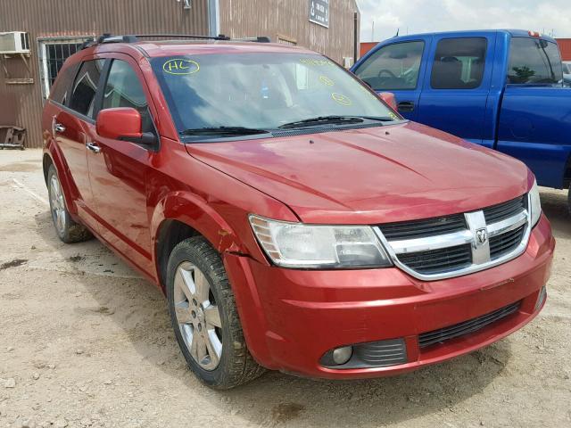 3D4GH67V79T215888 - 2009 DODGE JOURNEY R/ MAROON photo 1