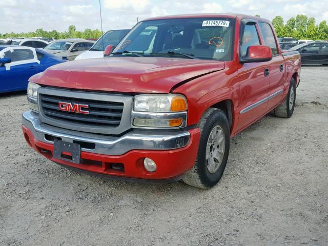 2GTEC13T351363493 - 2005 GMC NEW SIERRA RED photo 2