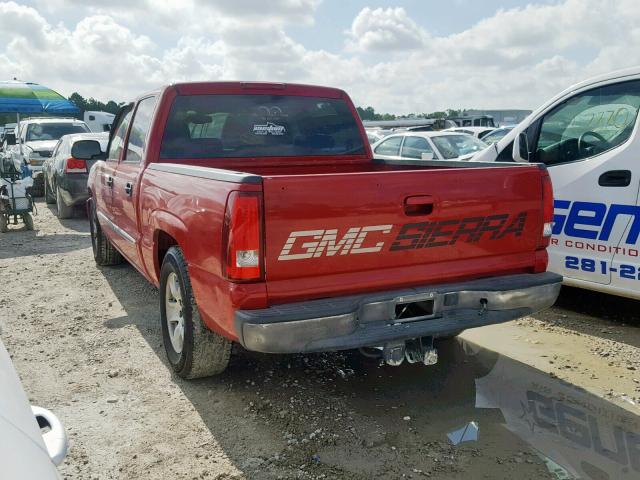 2GTEC13T351363493 - 2005 GMC NEW SIERRA RED photo 3