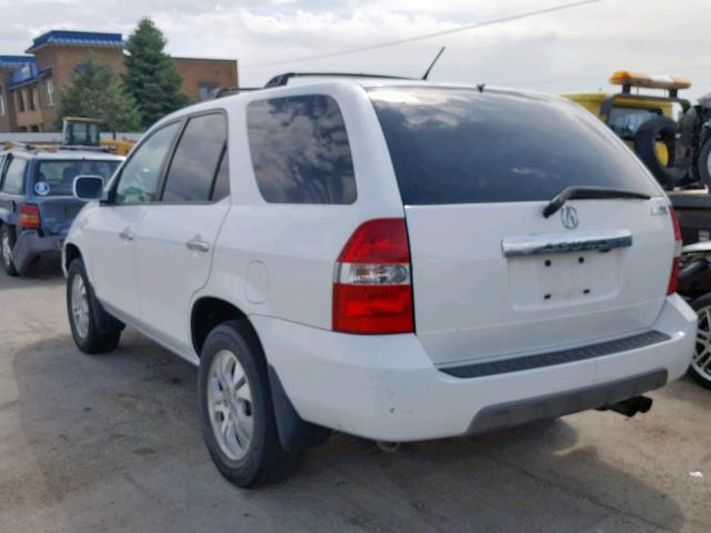 2HNYD18893H541405 - 2003 ACURA MDX TOURIN WHITE photo 3