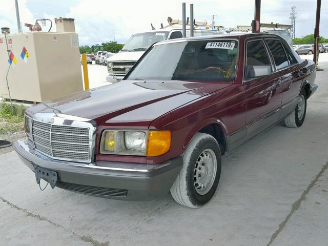 WDBCB20A5EA022815 - 1984 MERCEDES-BENZ 300 SD BURGUNDY photo 2