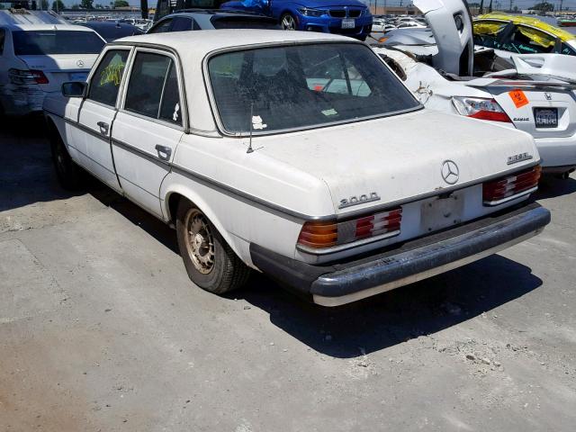 12313012105875 - 1978 MERCEDES-BENZ 300 WHITE photo 3