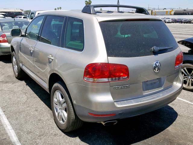 WVGCM67L94D014736 - 2004 VOLKSWAGEN TOUAREG 4. TAN photo 3