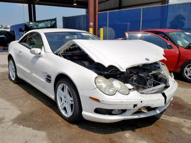 WDBSK72F87F118932 - 2007 MERCEDES-BENZ SL 55 AMG WHITE photo 1